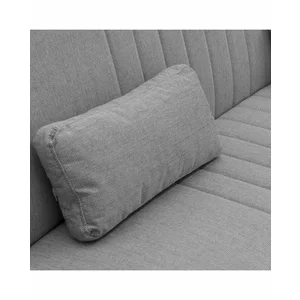 Canapea 3 locuri extensibila, Textil, Gri, Faite