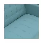 Canapea extensibila, Textil, Albastru, Bed