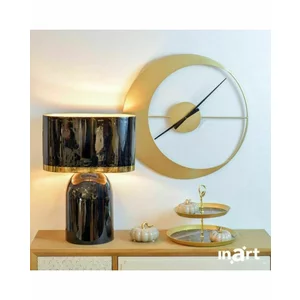 Ceas perete, Metal, Auriu, Moon