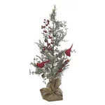 Decoratiune brad Craciun mare, Plastic, Multicolor, Birdie