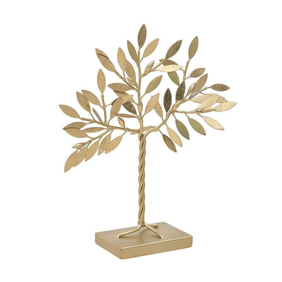 Decoratiune copac, Metal, Auriu, Tree Deco image17