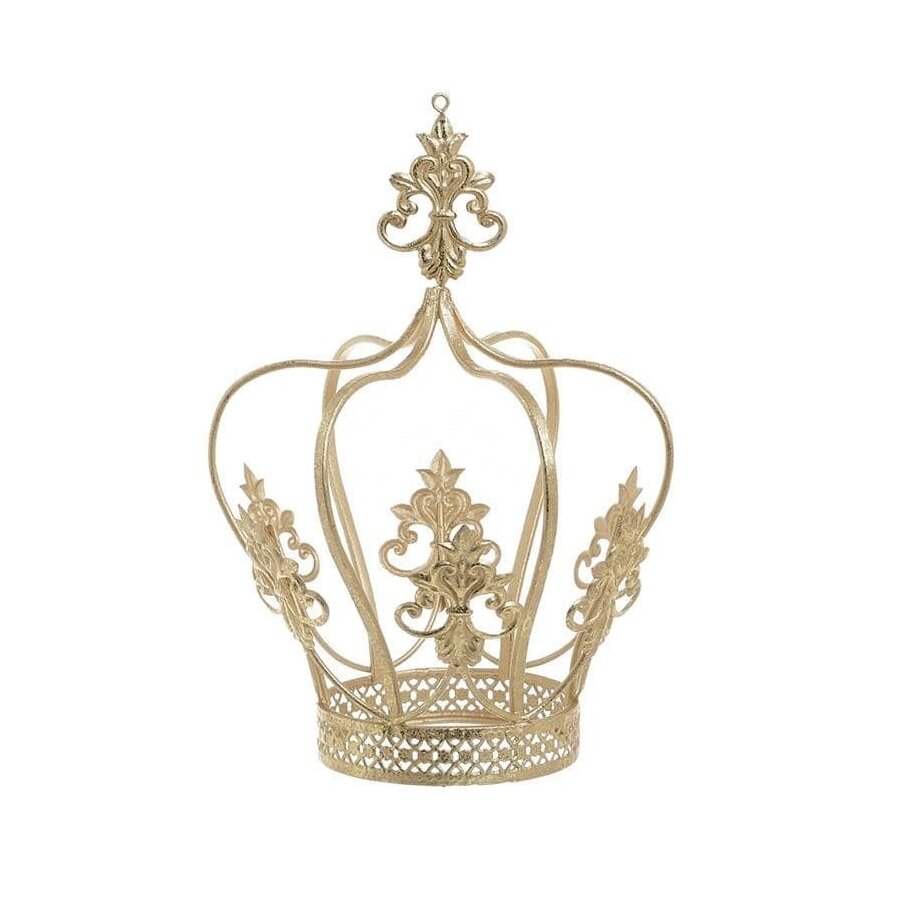 Decoratiune coroana medie, Metal, Auriu, Crown