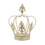 Decoratiune coroana, Metal, Auriu, Crown
