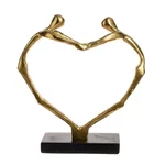 Decoratiune de masa, Metal, Auriu, Forever