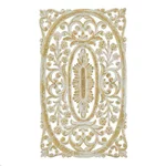 Decoratiune de perete, Lemn, Auriu, Kasinda