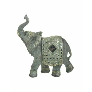 Decoratiune elefant mare, Polirasina, Auriu, Ella