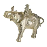 Decoratiune elefant, Polirasina, Auriu, Family