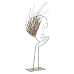 Decoratiune fata, Metal, Auriu, Deco Face