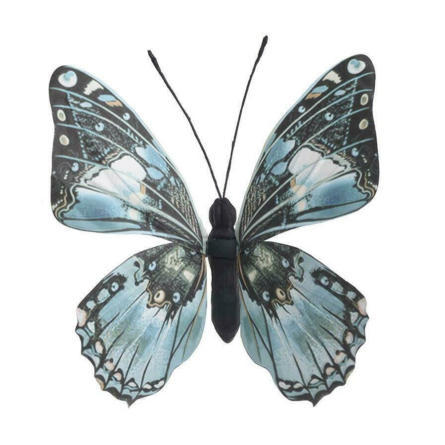Decoratiune fluture mare, Hartie, Multicolor, Papilion iedera.ro