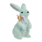 Decoratiune iepure, Poliespuma, Albastru, Rabbit Flower