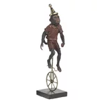 Decoratiune maimuta, Polirasina, Multicolor, Monkey on Bike