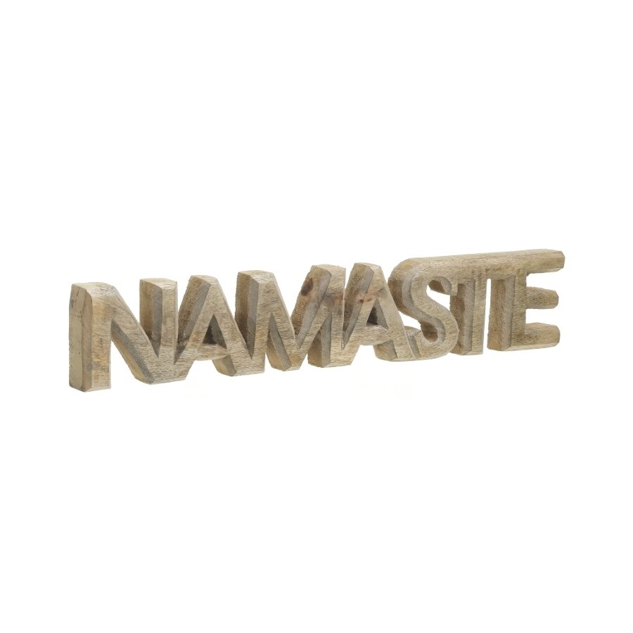 Decoratiune masa, Lemn, Maro, Namaste