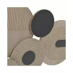 Decoratiune perete, MDF, Maro, Circles
