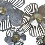 Decoratiune perete, Metal, Multicolor, Lilly