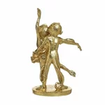 Decoratiune, Polirasina, Auriu, Monkey Dancing