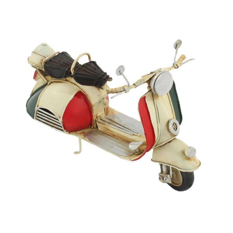 Italy Decoratiune miniatura scooter, Metal, Multicolor iedera.ro