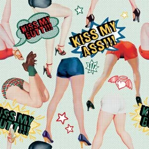 Kiss My Ass Set 3 role tapet, Netesut, Multicolor