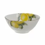 Lemon Set 6 boluri, Ceramica, Alb