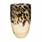 Leopard Vaza decorativa, Sticla, Multicolor