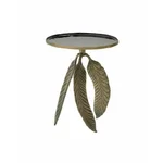 Masuta cafea, Aluminiu, Negru, Falling Leaf