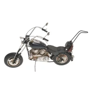 Miniatura motocicleta, Metal, Negru, Harn