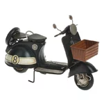 Miniatura scooter, Metal, Negru, Eight