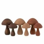 Mushroom Decoratiune ciuperca mare, Rasina, Bej