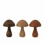 Mushroom Decoratiune ciuperca mare, Rasina, Negru