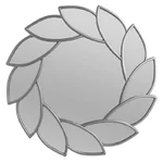 Oglinda perete, Sticla, Argintiu, Silver Leaf
