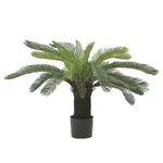Palmier artificial mediu, Plastic, Verde, Palm Deco