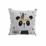 Panda Perna decorativa, Textil, Alb