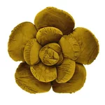 Perna decorativa floare, Catifea, Auriu, Flower