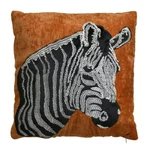 Perna decorativa, Textil, Portocaliu, Zebra