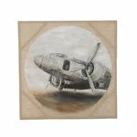 Plane Tablou, Canvas, Multicolor