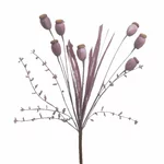 Purple Floare artificiala, Plastic, Roz