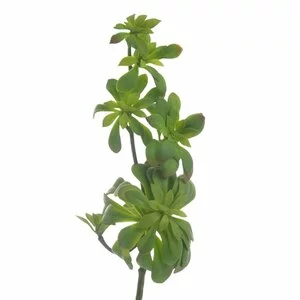 Planta artificiala Suculenta, Plastic, Verde, Sedum