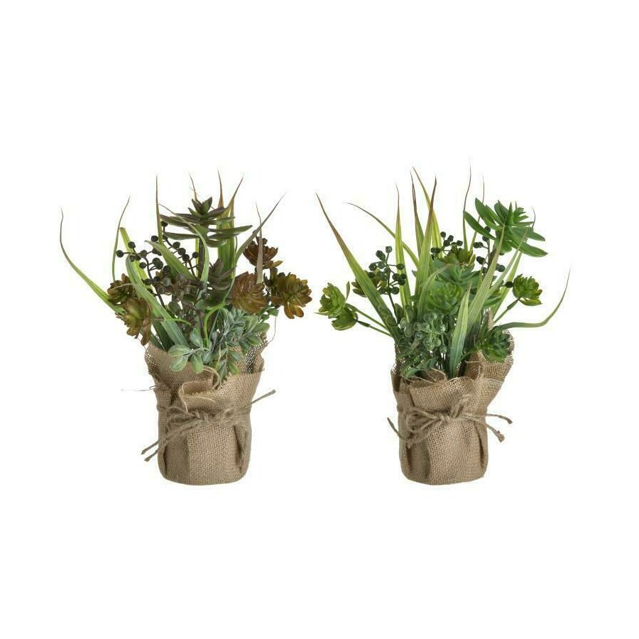 Set 2 plante artificiale, Plastic, Verde, Designs image13