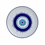Set 6 farfurii desert, Ceramica, Albastru, Eye on Blue