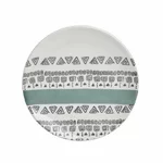 Set 6 farfurii desert, Ceramica, Multicolor, Boho