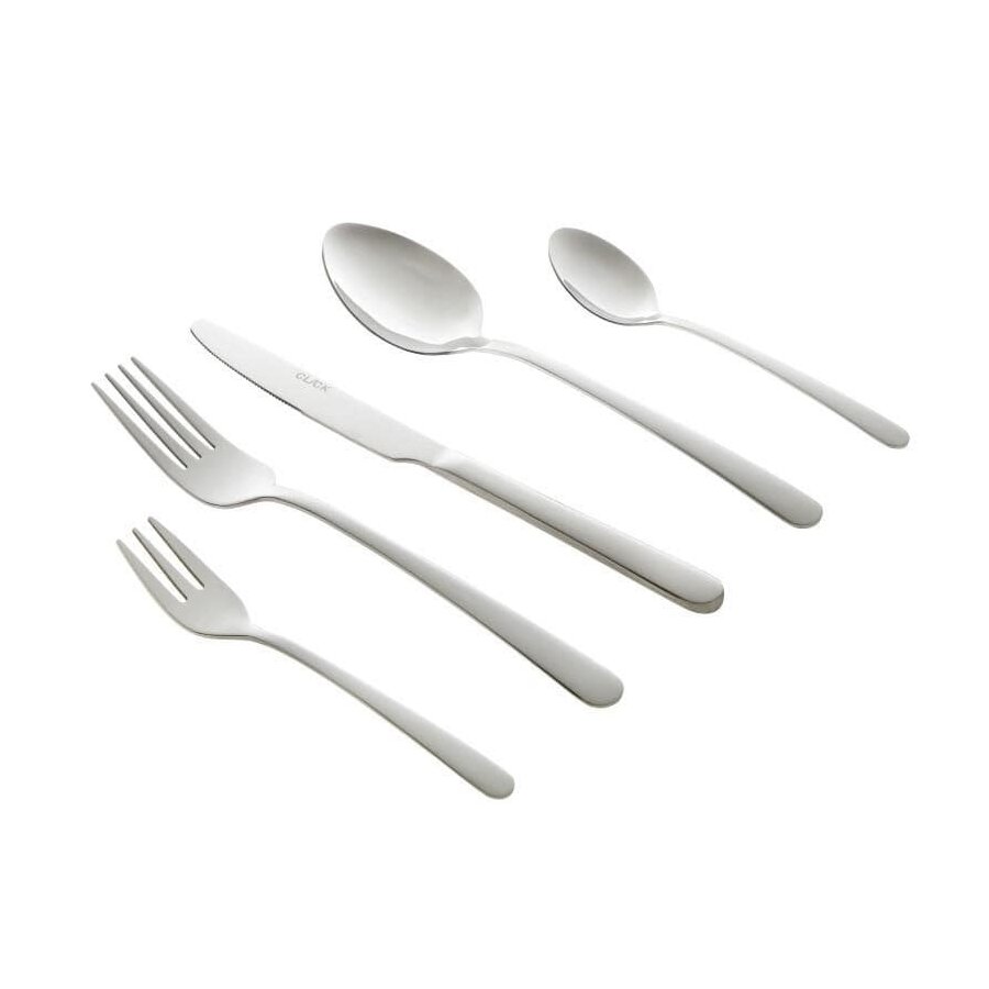 Set tacamuri 30 de bucati, Inox, Argintiu, Food