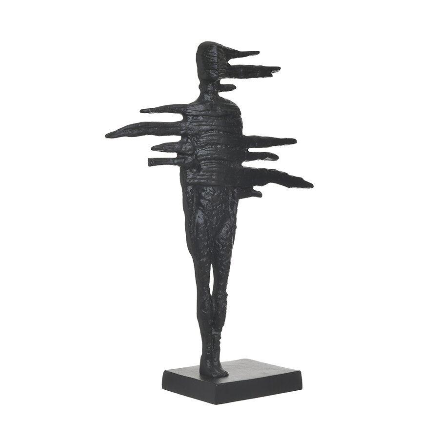 Statueta, Metal, Negru, Fade image5