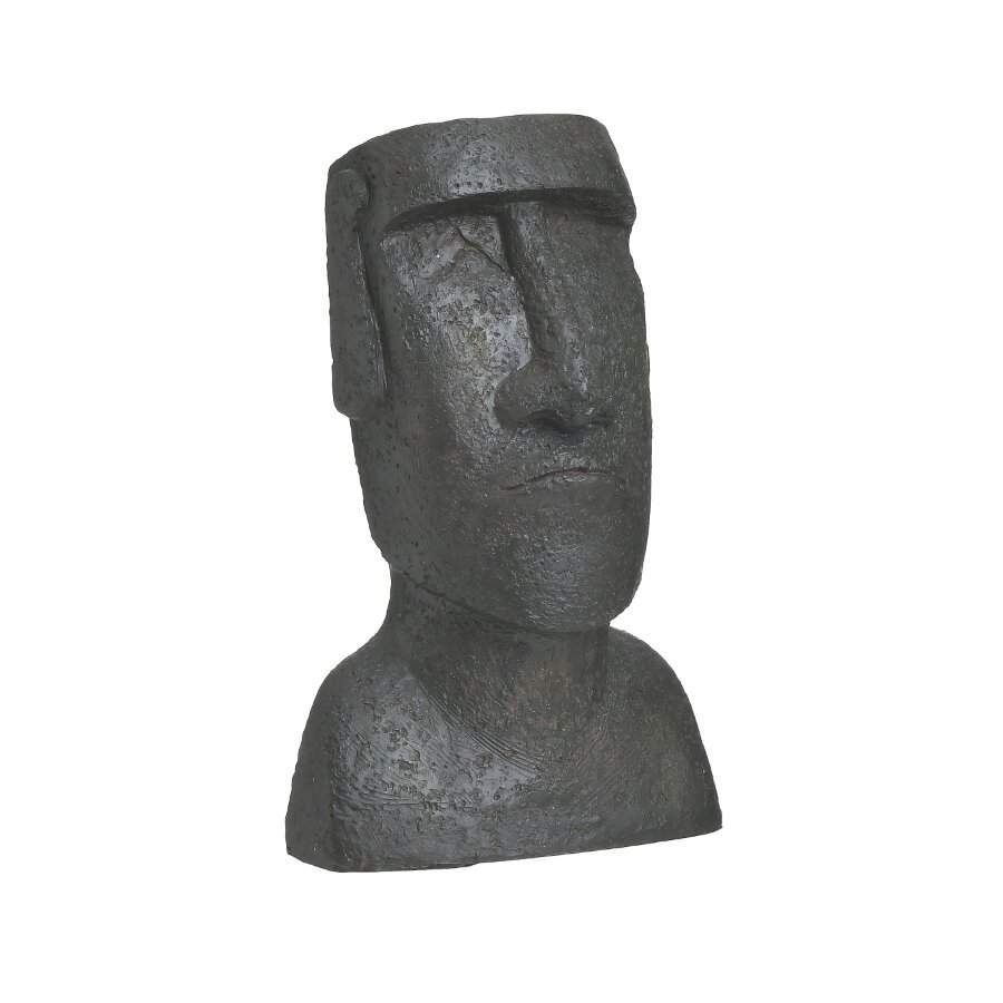 Statueta mica, Polirasina, Negru, Moai