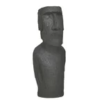 Statueta, Polirasina, Negru, Moai