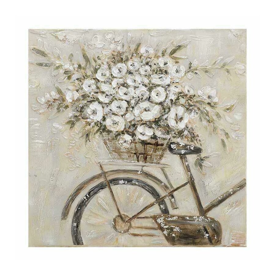 Tablou Canvas, Multicolor, Bike Flowers Art iedera.ro imagine 2022