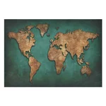 Tablou Harta lumii, Canvas, Multicolor, Maps