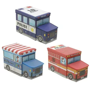 Tomis Set 3 Cutii depozitare masina, Carton, Multicolor