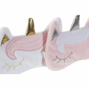 Unicornis Masca pentru dormit, Textil, Roz