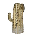 Vaza cactus, Ceramica, Auriu, Blein