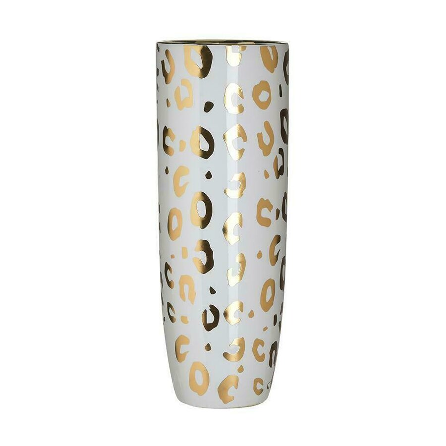 Vaza decorativa, Ceramica, Auriu, Kiss image5