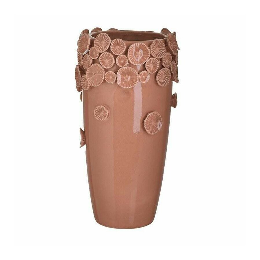 Vaza decorativa, Ceramica, Coral, Roses